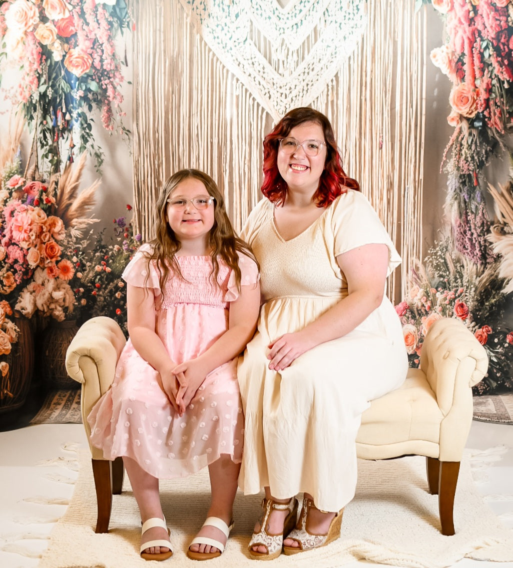 Kate Boho Flower Backdrop Mother's Day Designed by Emetselch