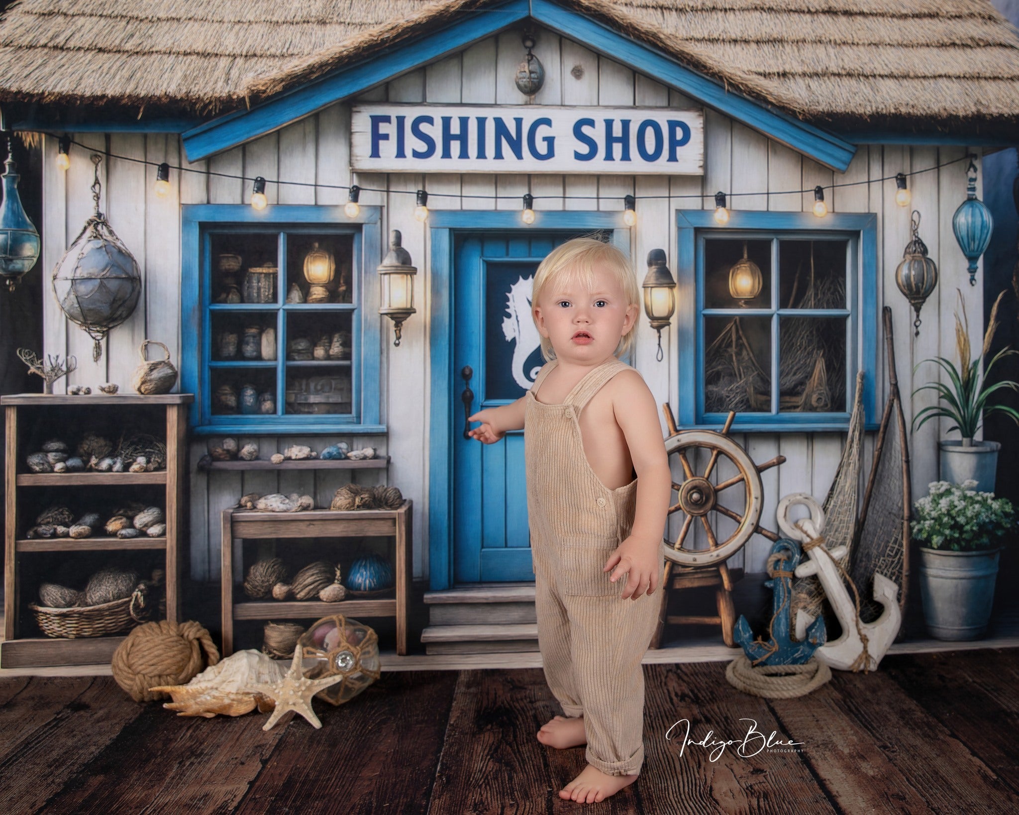 Kate Fishing Shop Backdrop Designed by Ashley Paul
