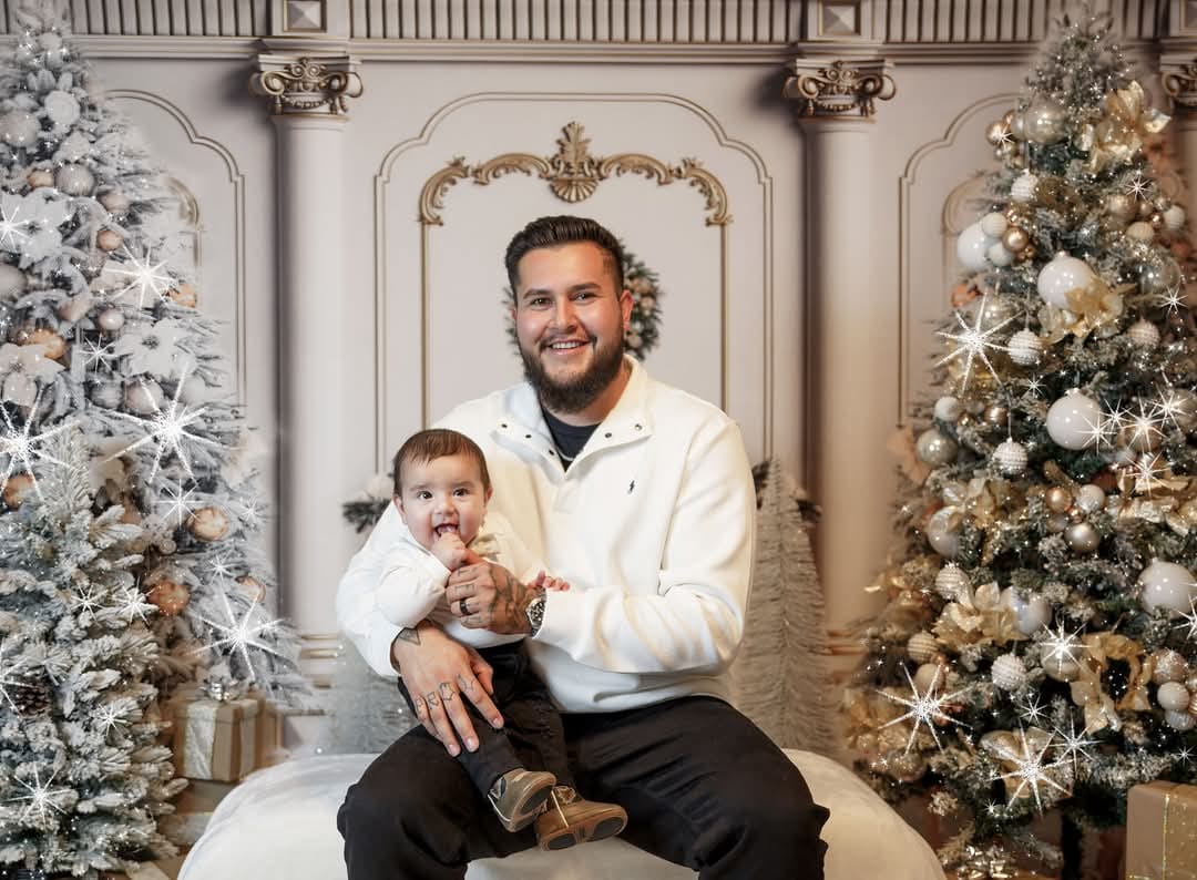 Kate Christmas Tree Backdrop Gift Fireplace for Photography - Kate Backdrop AU