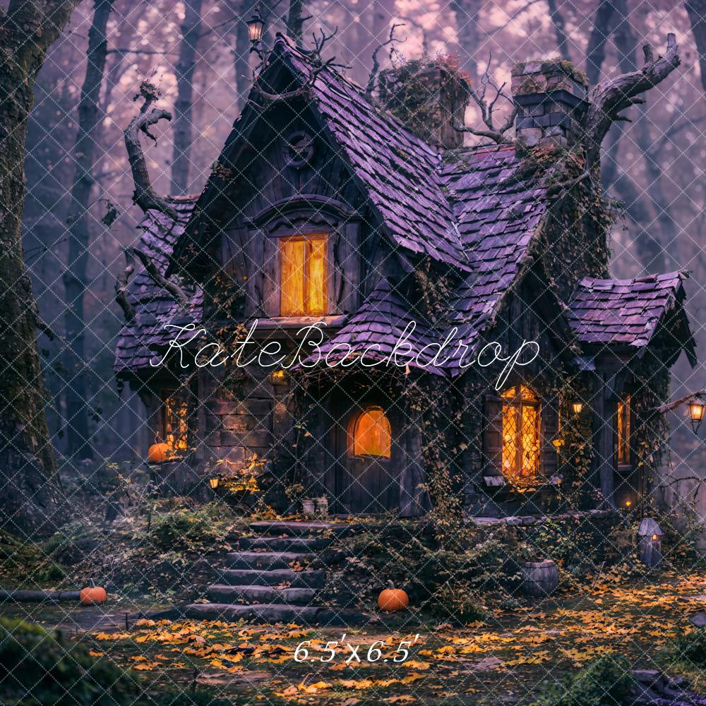 Kate Halloween Forest House Backdrop Designed by Emetselch - Kate Backdrop AU