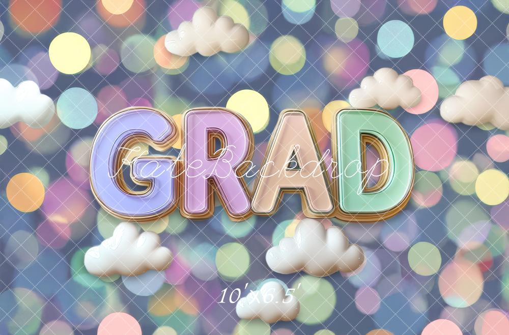 Kate Grad Colourful Bokeh Backdrop Designed by Mini MakeBelieve