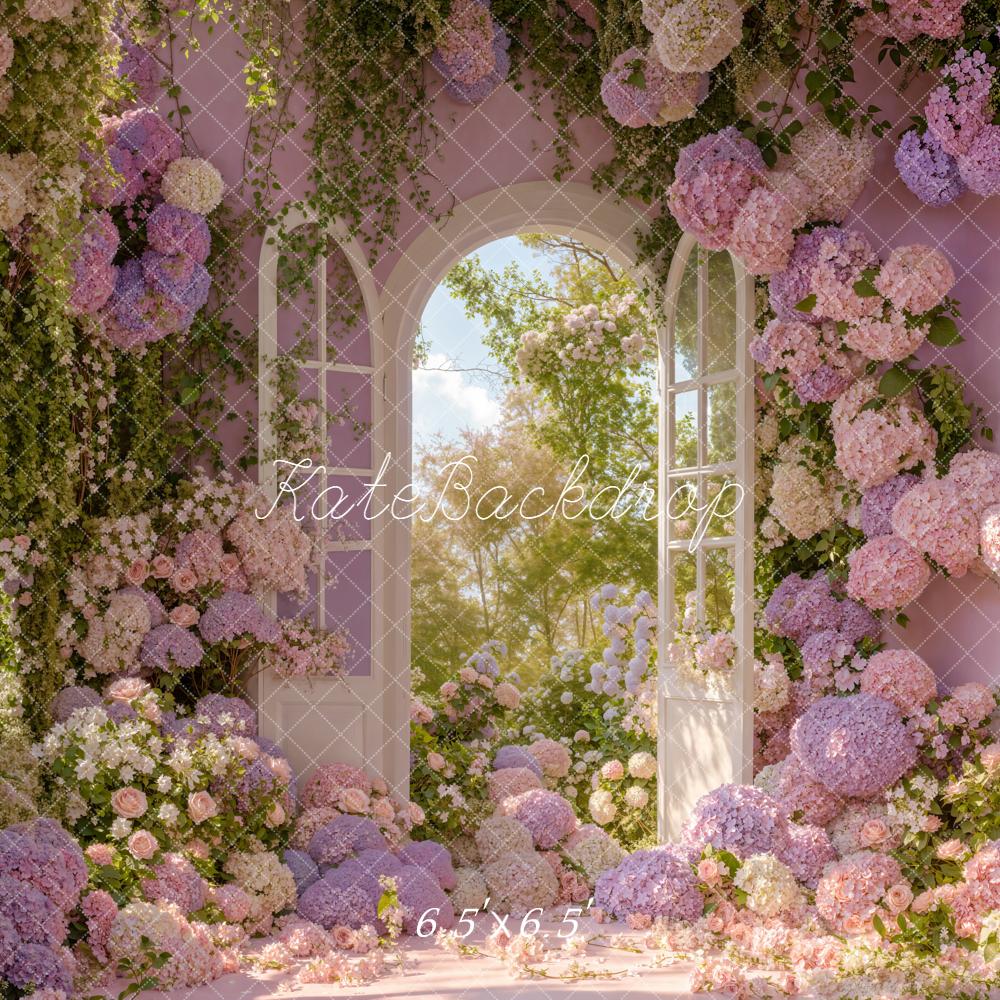 Kate Spring Hydrangea Garden Backdrop Designed by Emetselch