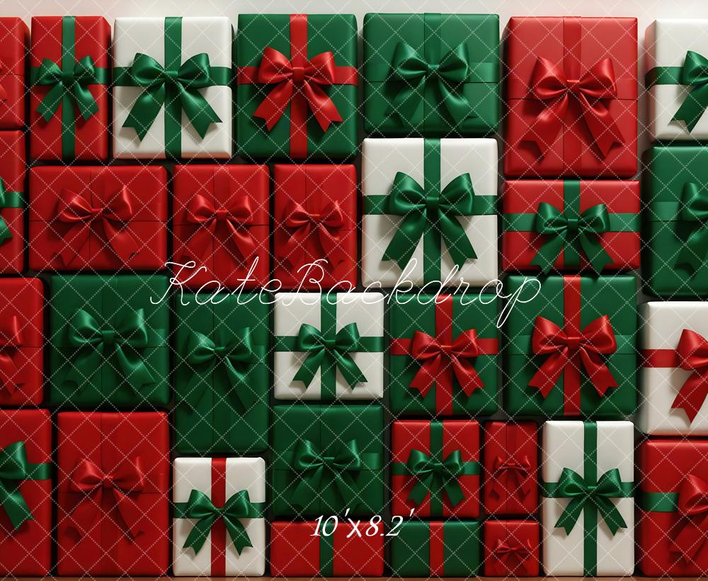 Kate Christmas Gift Boxes Backdrop Designed by Mini MakeBelieve - Kate Backdrop AU