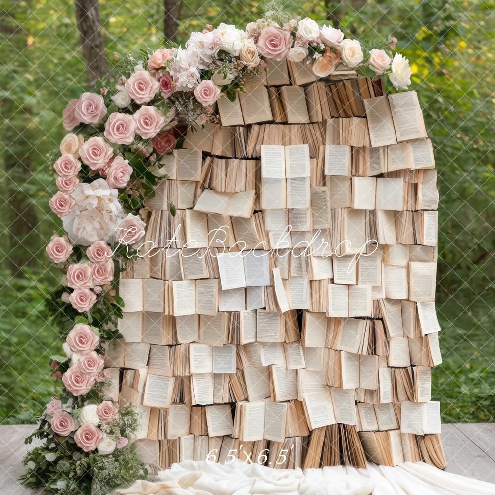 Kate Flower Arch Books Forest Backdrop Designed by Mini MakeBelieve - Kate Backdrop AU