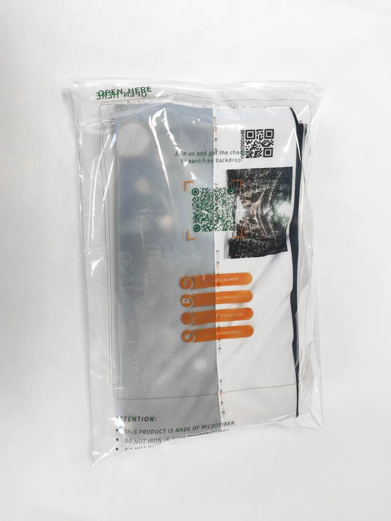 Kate Fabric Backdrop Plastic Seal Bag Packaging Bag - Kate Backdrop AU