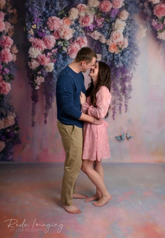 Kate Sweep Romantic Wisteria Bloom Backdrop Spring Designed by Patty Roberts - Kate Backdrop AU