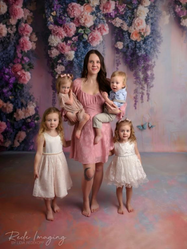 Kate Sweep Romantic Wisteria Bloom Backdrop Spring Designed by Patty Roberts - Kate Backdrop AU