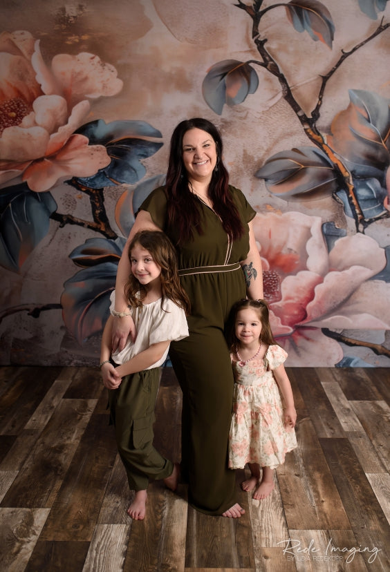 Kate Vintage Florals Backdrop Designed by Lidia Redekopp