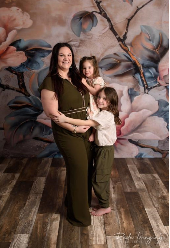 Kate Vintage Florals Backdrop Designed by Lidia Redekopp