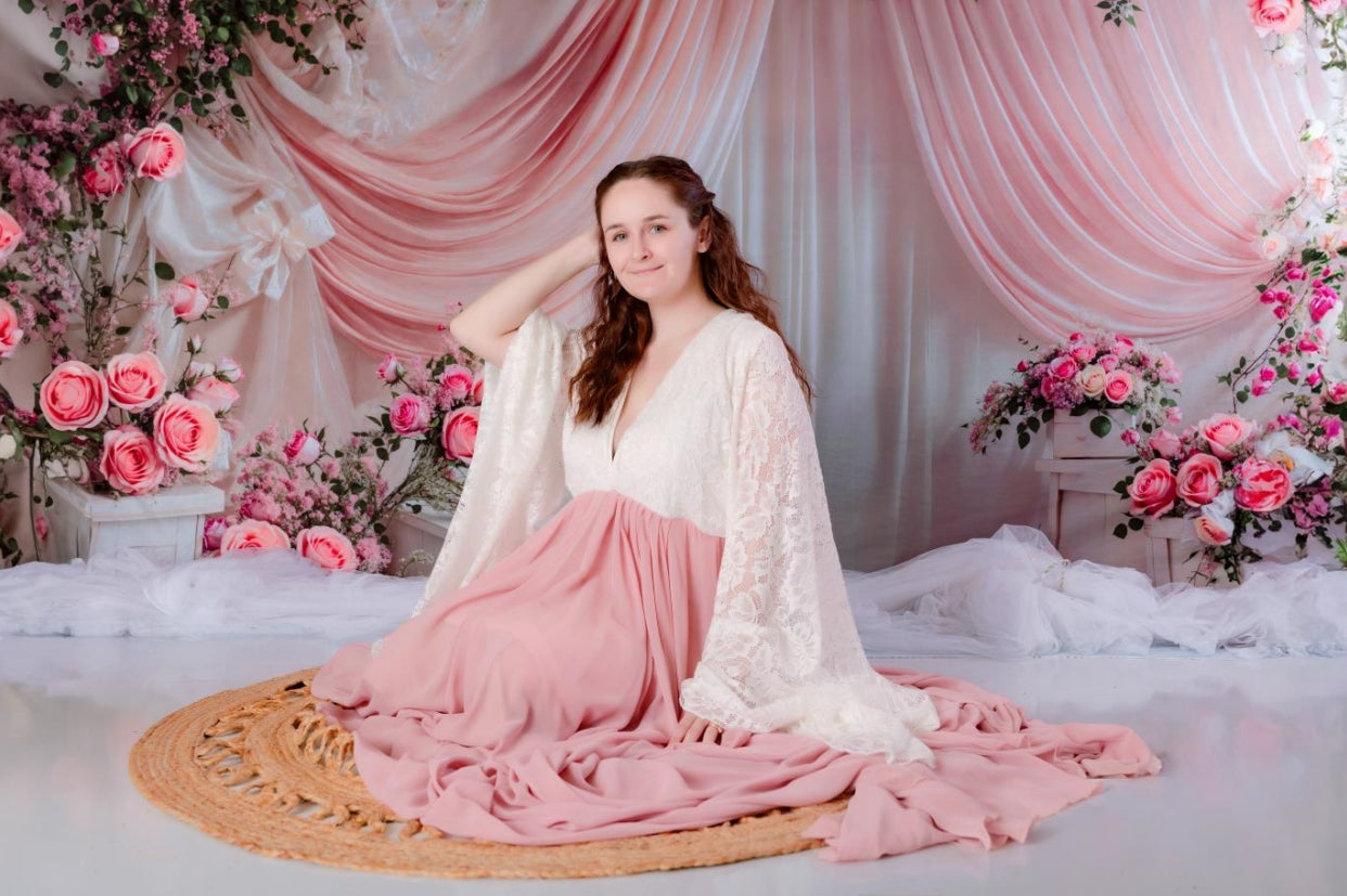 Kate Mother's Day Backdrop Flower Spring Valentine's Day Designed by Emetselch - Kate Backdrop AU