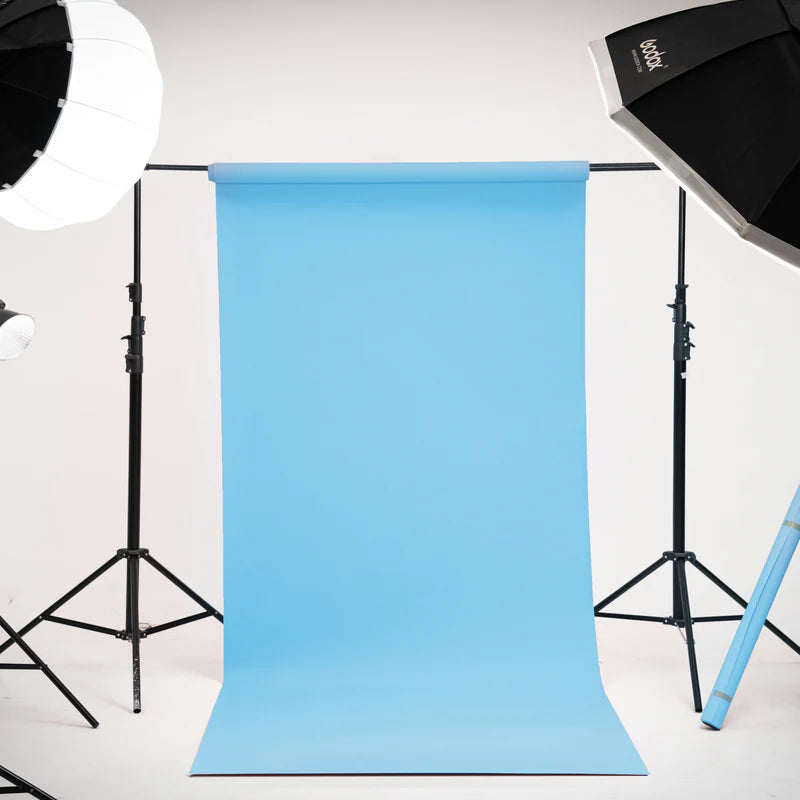 Kate Sky Blue Seamless Paper Backdrop for Photography