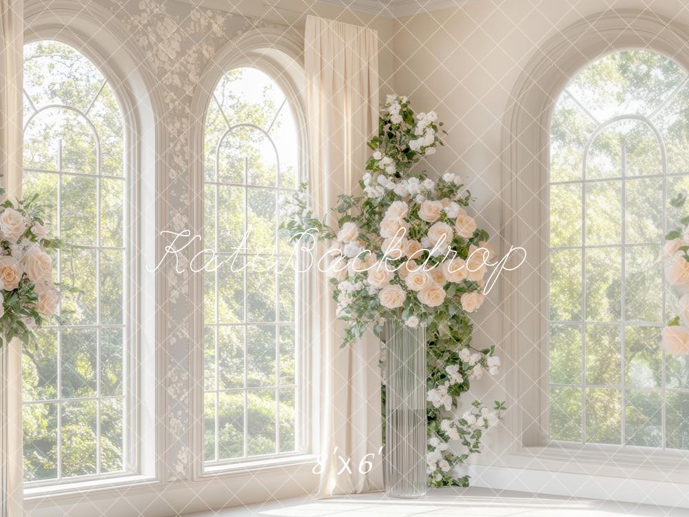 Kate Wedding Flower Arch Windows Backdrop Designed by Mini MakeBelieve - Kate Backdrop AU