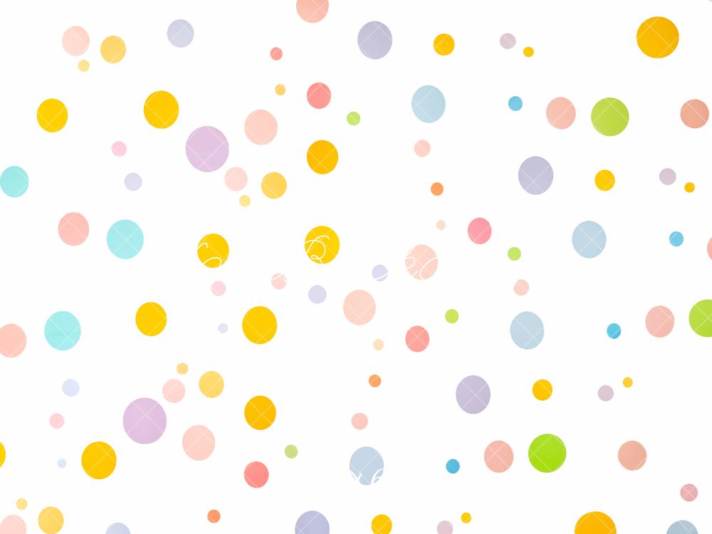 Kate Colourful Polka Dots Fleece Backdrop Designed by Emetselch - Kate Backdrop AU