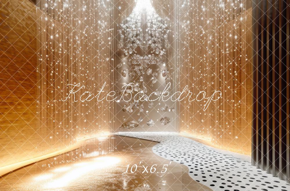 Kate Golden Curtain Lights Backdrop Designed by Mini MakeBelieve - Kate Backdrop AU