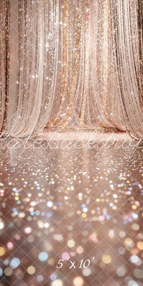 Kate Glitter Curtain Sparkle Floor Backdrop Designed by Chain