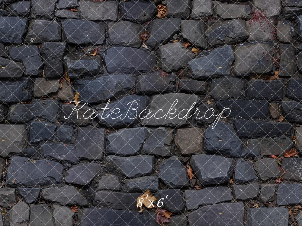 Kate Stone Wall Fleece Floor Backdrop Designed by Chain
