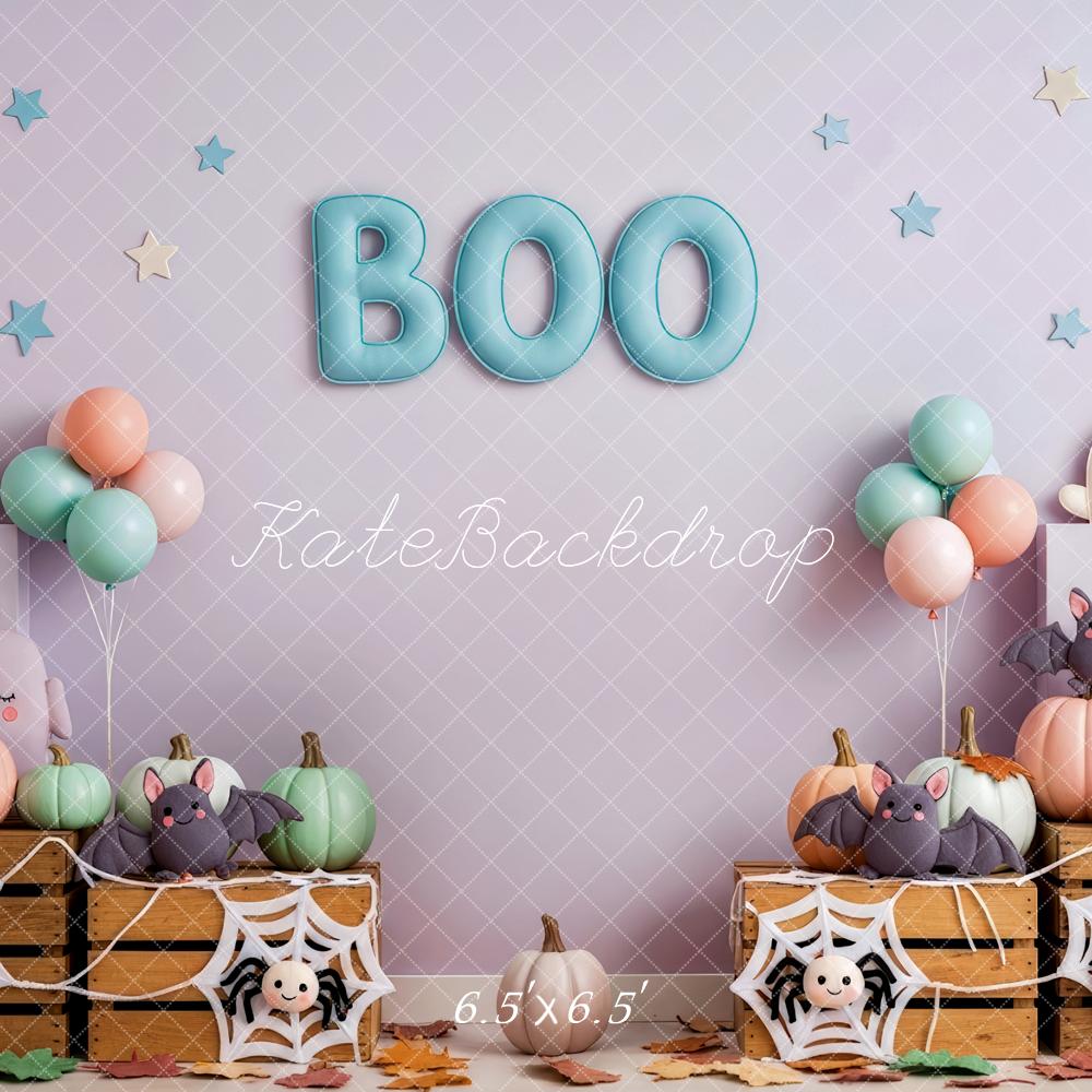 Kate Halloween Bats Balloons Backdrop Designed by Patty Roberts