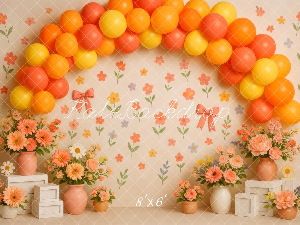 Kate Arch Balloons Flower Backdrop Designed by Patty Roberts