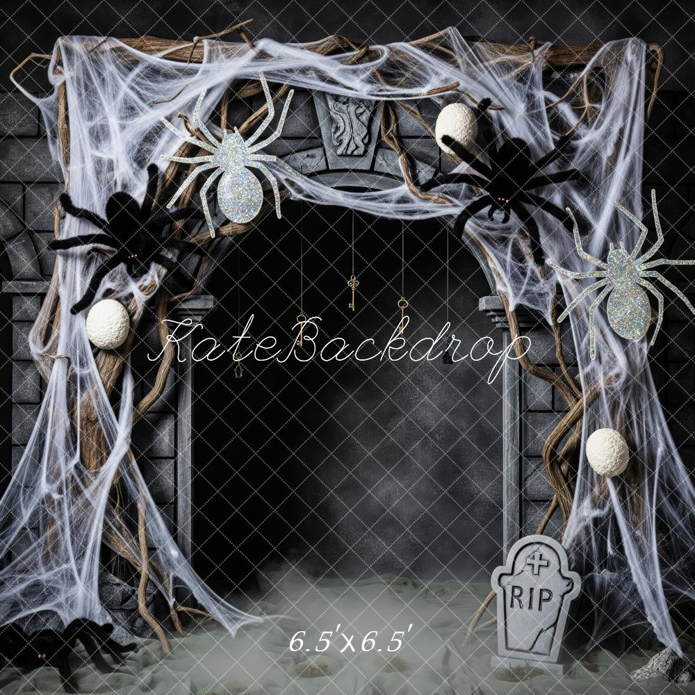 Kate Halloween Spider Webs Backdrop Designed by Patty Roberts