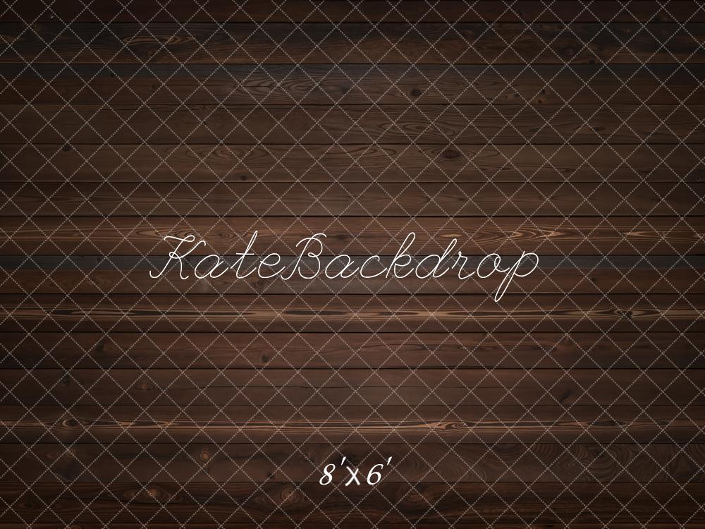 Kate Wood Texture Vintage Brown Fleece Backdrop Designed by Kate Image - Kate Backdrop AU