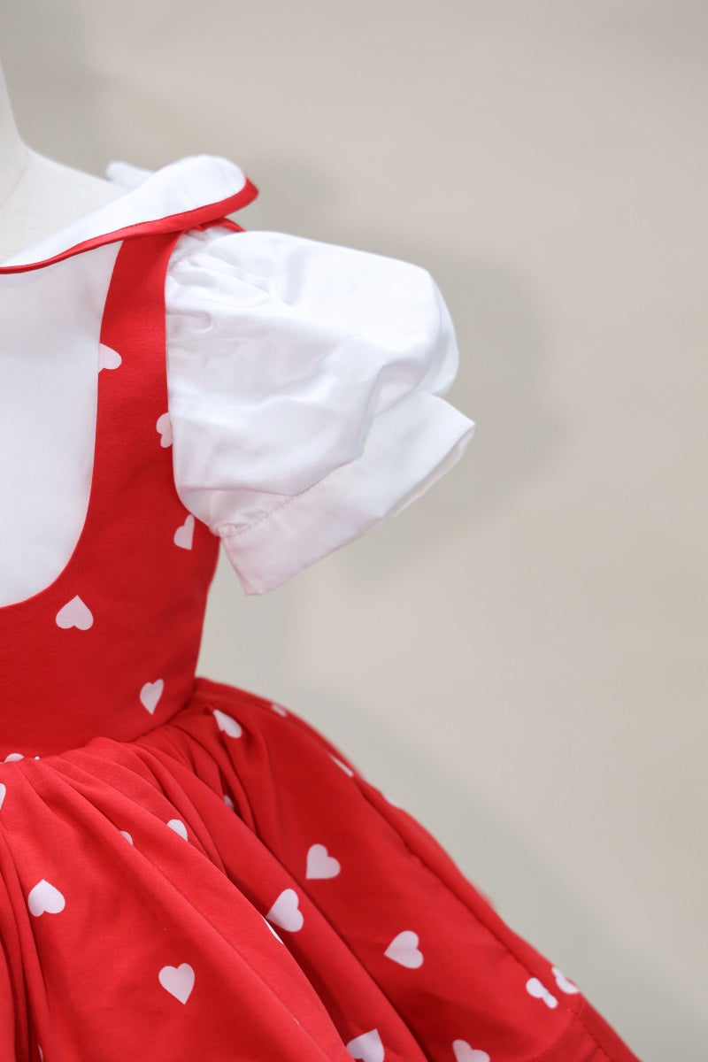 Kate Spring/Summer Heart Collar Kids Dress for Photography