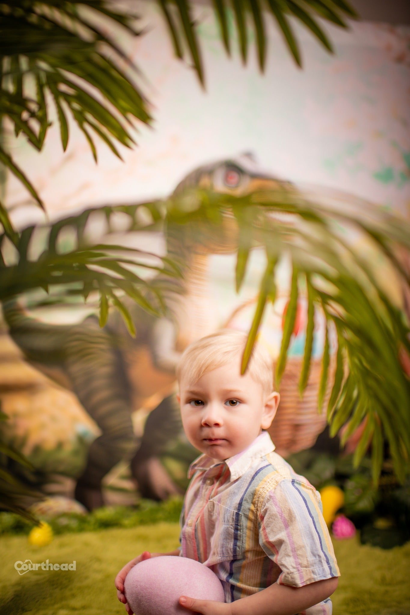 Kate T-Rex Easter Backdrop Designed by Patty Roberts - Kate Backdrop AU