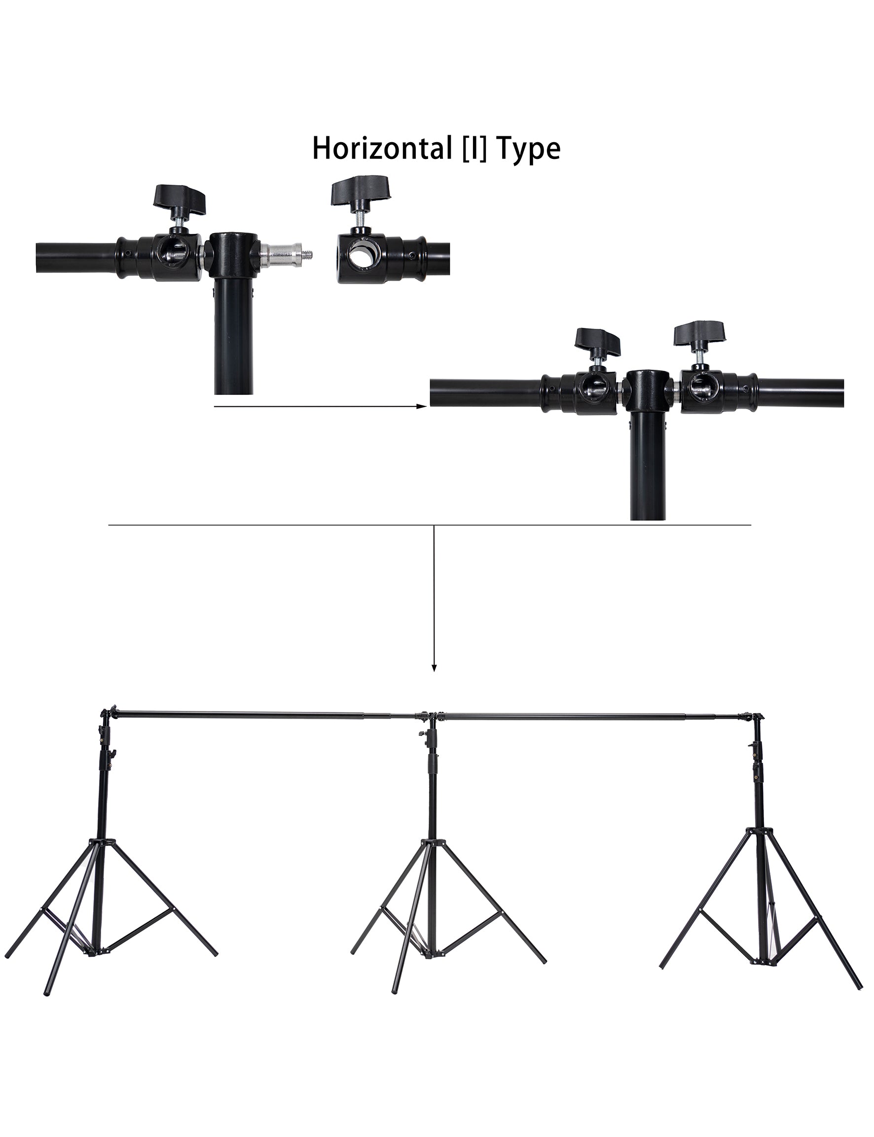 Kate 6x3m Frame Stand for room set( including 8 clips + one carrying case) - Kate Backdrop AU