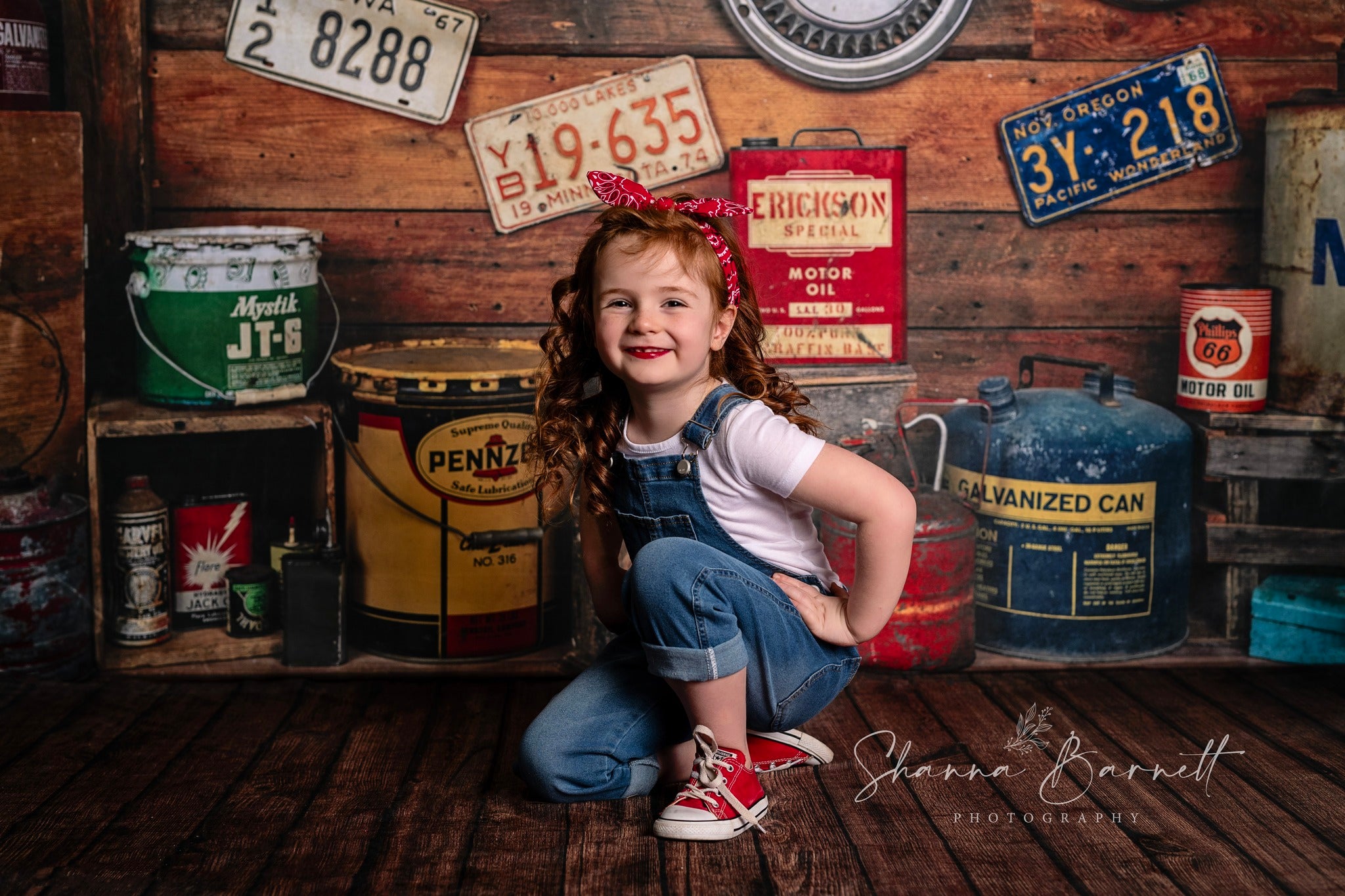 Kate Garage Boys/Father's Day Backdrop Designed by Arica Kirby - Kate Backdrop AU