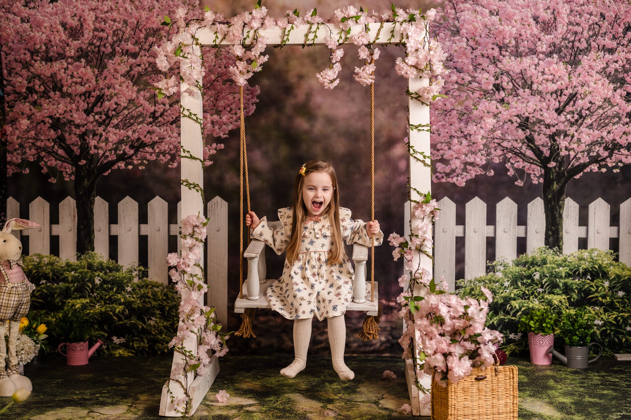 Kate Spring Garden Cherry Blossoms Backdrop for Photography - Kate Backdrop AU