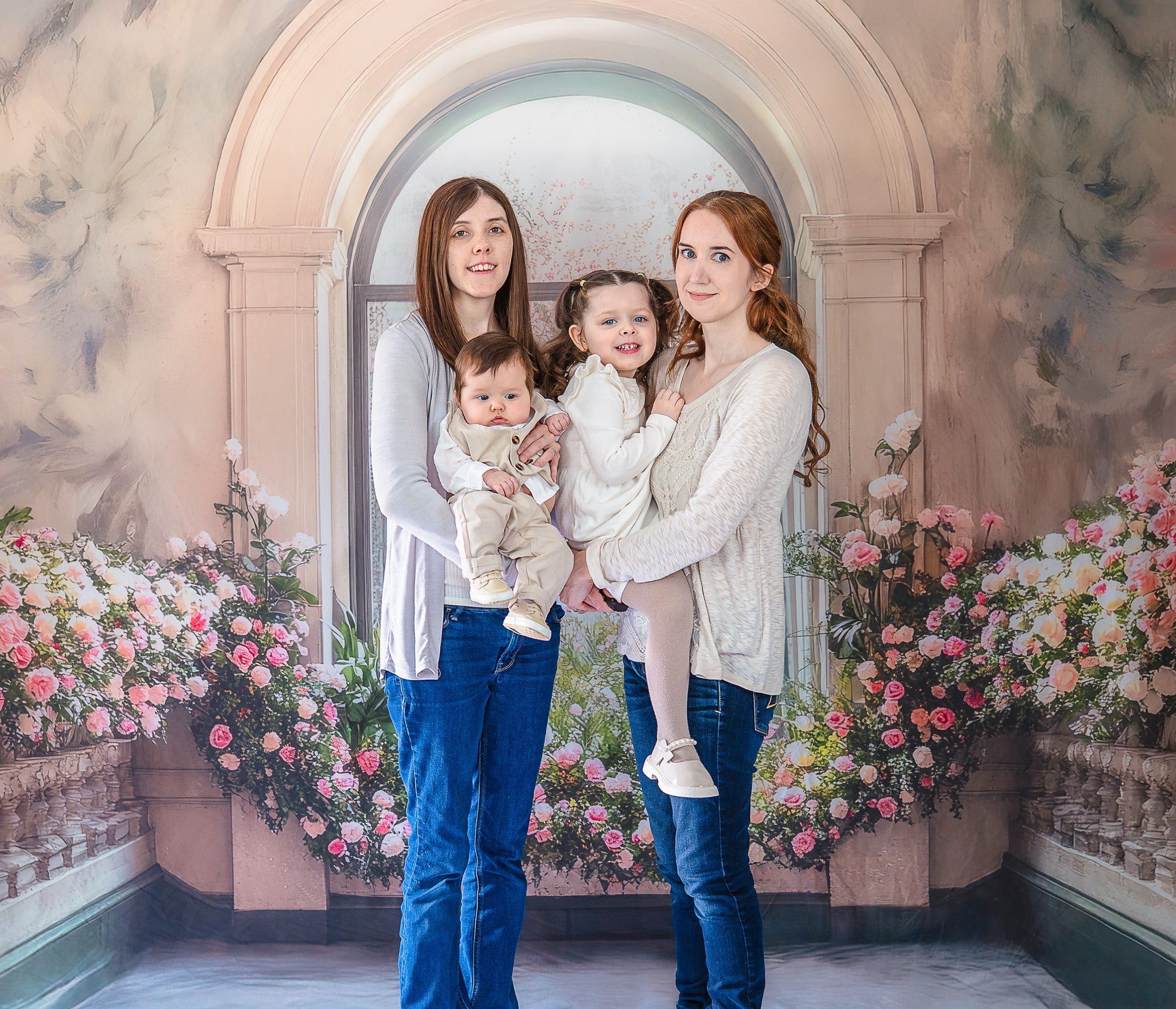 Kate Spring Flower Arch Backdrop Designed by Mini MakeBelieve