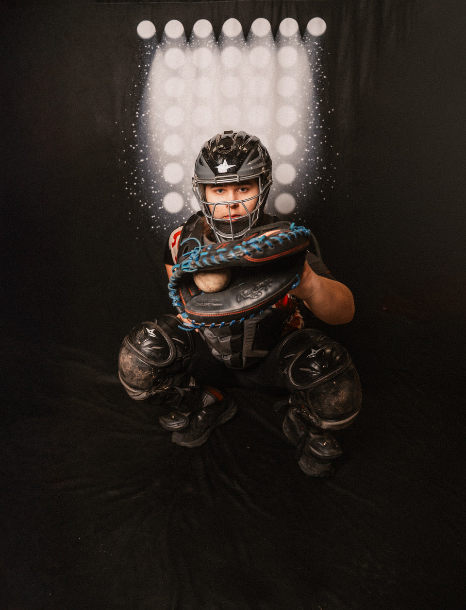 Kate Sweep Sport Stadium Spotlight Backdrop Designed by Patty Roberts - Kate Backdrop AU