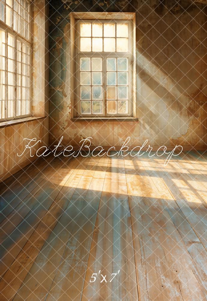 Kate Vintage Wall Window Sunlight Backdrop Designed by Emetselch