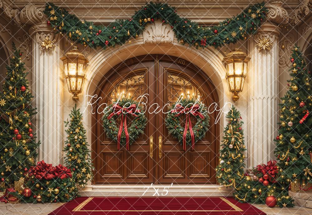 Kate Christmas Door Backdrop Designed by Chain