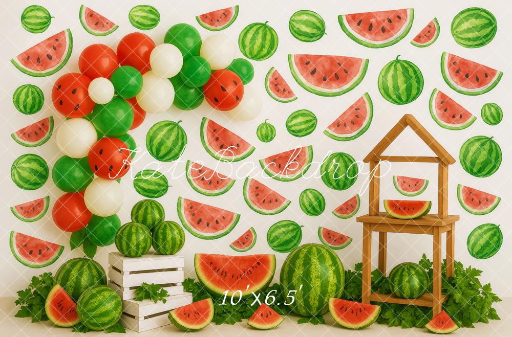 Kate Watermelon Summer Backdrop Designed by Patty Roberts - Kate Backdrop AU