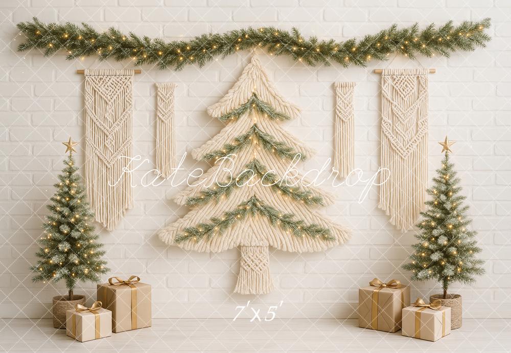 Kate Christmas Macrame Tree Backdrop Designed by Ashley Paul - Kate Backdrop AU