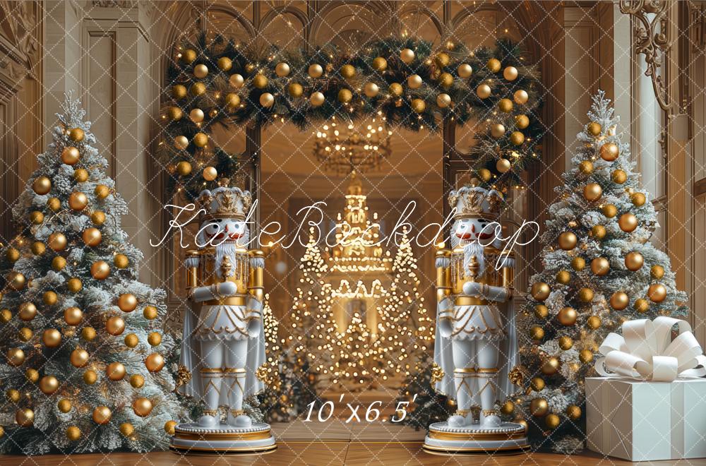 Kate Christmas Nutcracker Backdrop Designed by Mini MakeBelieve - Kate Backdrop AU