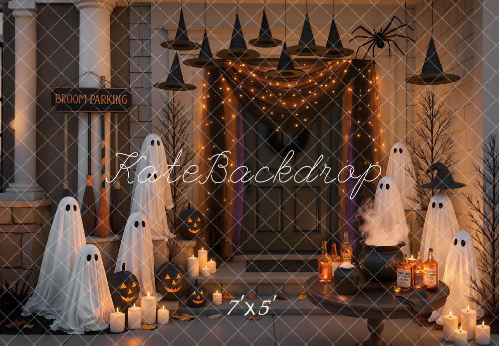 Kate Halloween Ghosts  Backdrop Designed by Mini MakeBelieve