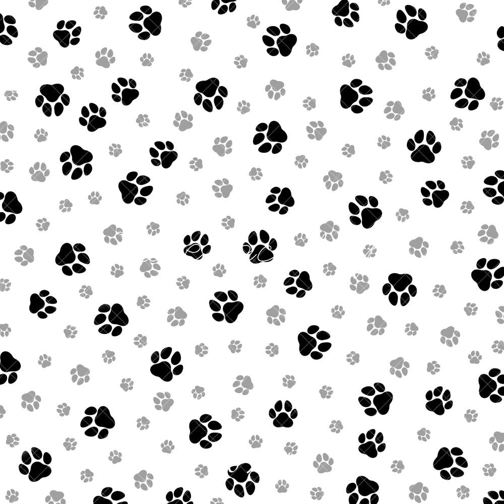 Kate Animal Paw Prints Pattern Backdrop Designed by Mandy Ringe - Kate Backdrop AU