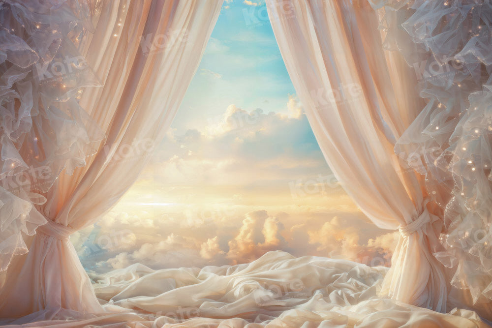 Kate Fantasy Curtains Cloud Sky Backdrop Designed by Chain