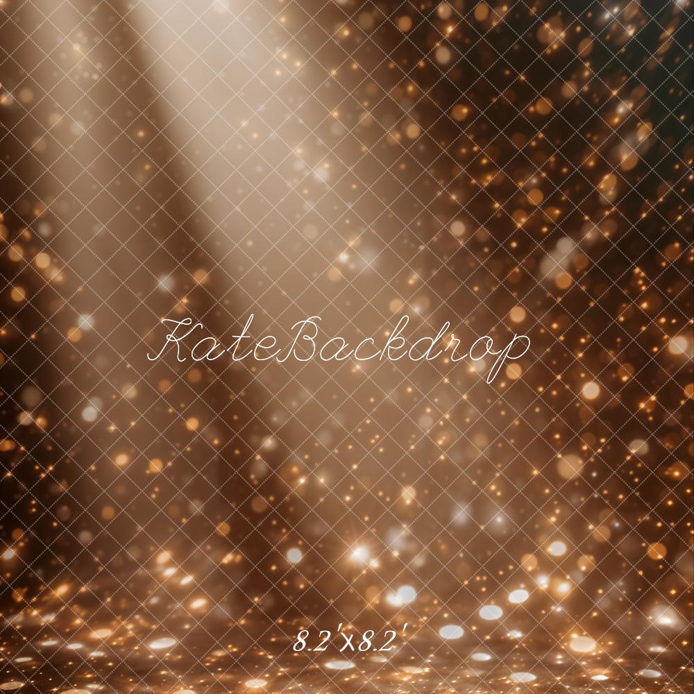 Kate Golden Bokeh Light Rays Backdrop Designed by Chain Photography - Kate Backdrop AU