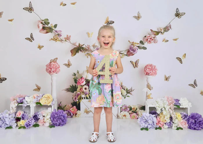 Kate Spring Backdrop Butterfly Garden Designed by Mandy Ringe Photography - Kate Backdrop AU