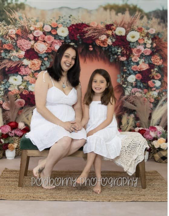 Kate Painted Boho Free Spirit Backdrop Outside Floral Designed by Mini MakeBelieve - Kate Backdrop AU