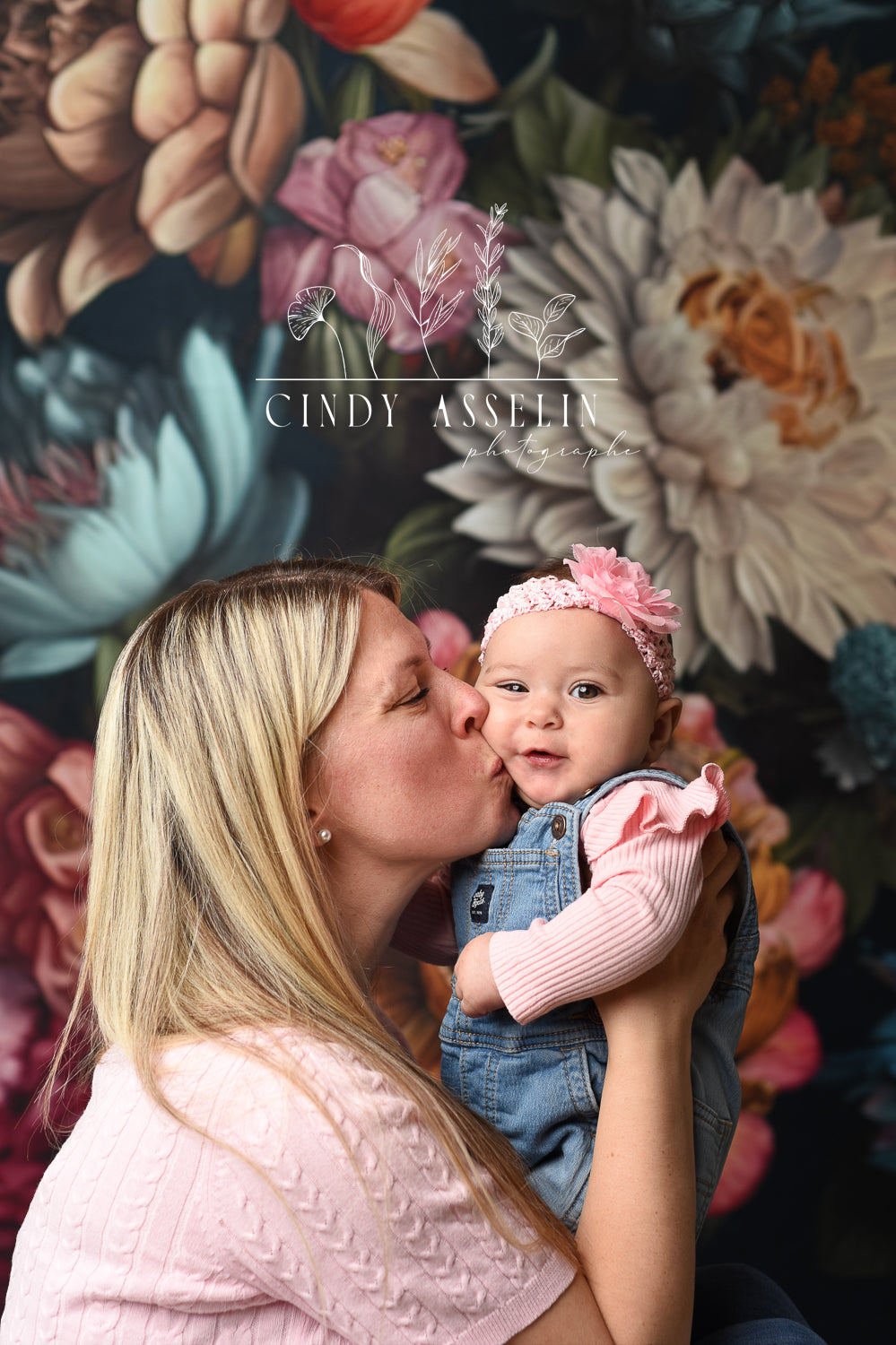 Kate Boho Blooming Floral Backdrop Designed by Chain Photography