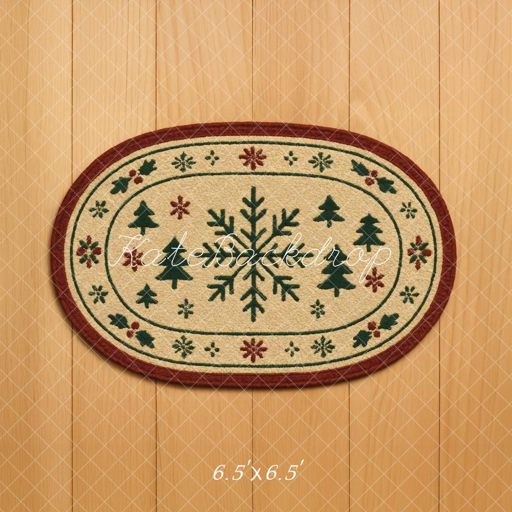 Kate Christmas Snowflake Trees Wooden Backdrop Designed by Mini MakeBelieve