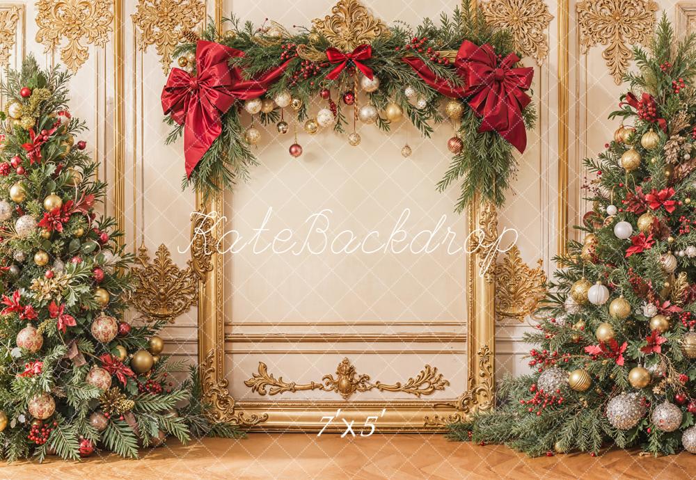 Kate Retro Christmas Trees Backdrop Designed by Emetselch