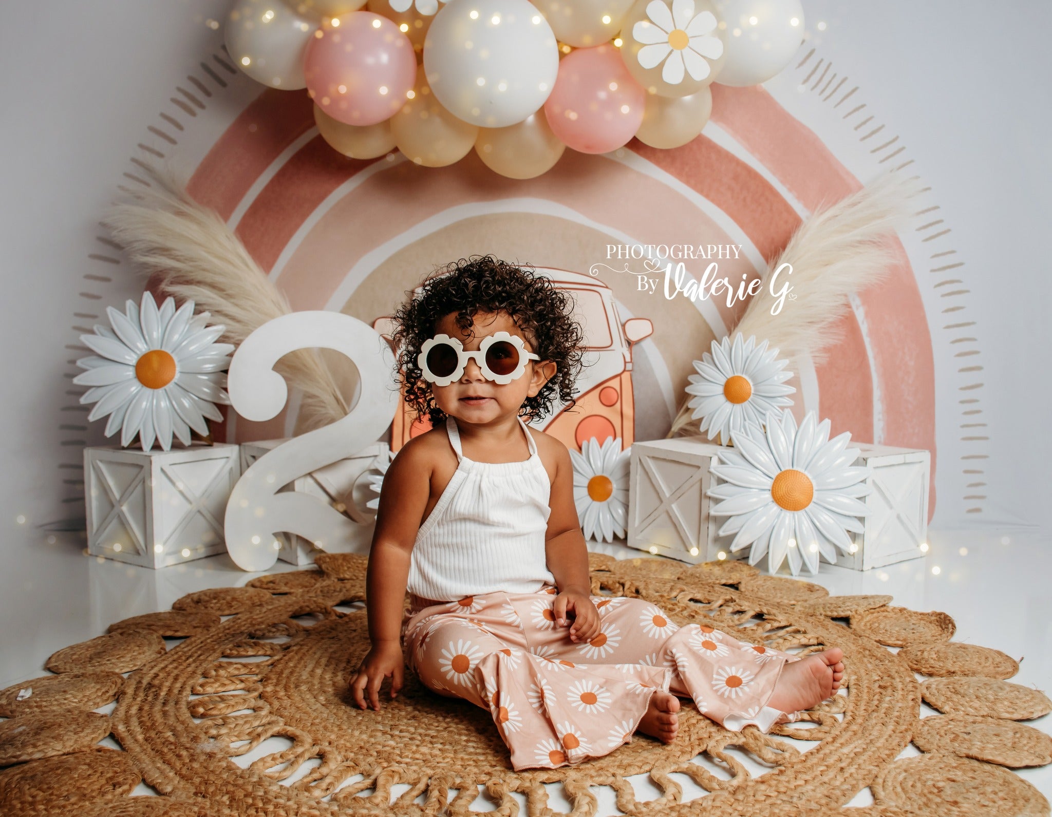 Kate Boho Rainbow Backdrop Designed by Mandy Ringe Photography - Kate Backdrop AU