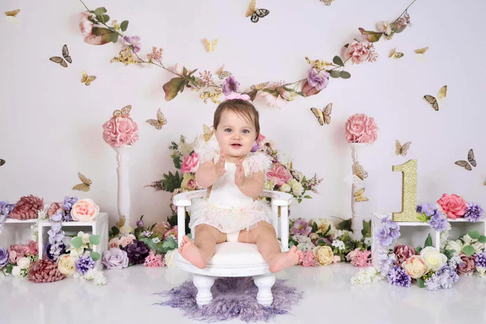 Kate Spring Backdrop Butterfly Garden Designed by Mandy Ringe Photography - Kate Backdrop AU