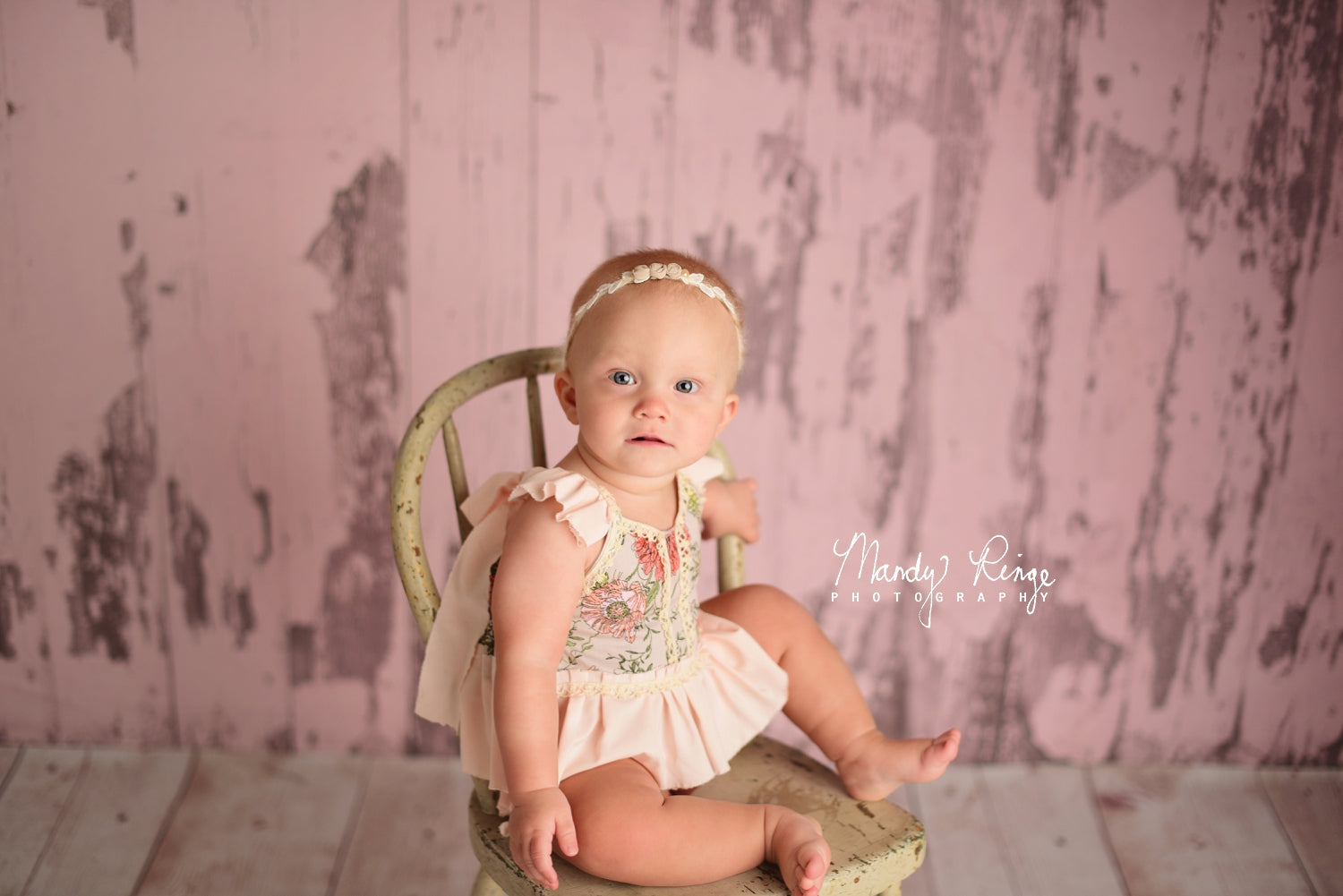 Kate Shabby Pink Barn Wood Backdrop Designed by Mandy Ringe Photography - Kate Backdrop AU