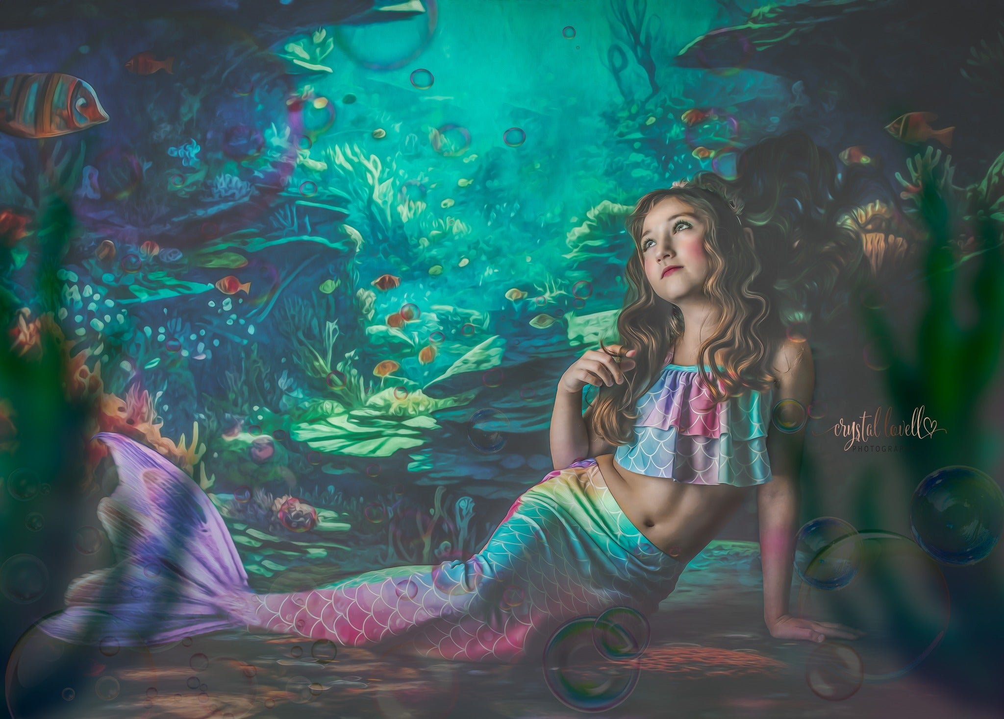 Kate Summer Underwater Ocean Backdrop Reef Designed by Mandy Ringe Photography - Kate Backdrop AU