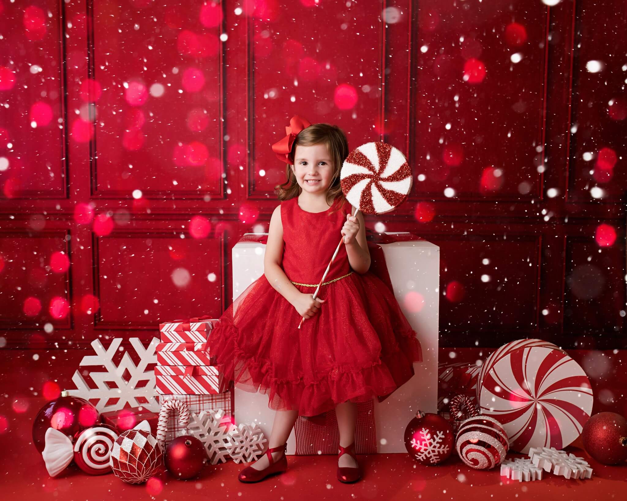 Kate Red Vintage Wall Backdrop for Photography - Kate Backdrop AU